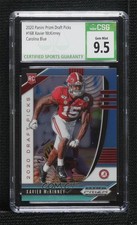 2020 Prizm Draft Picks Rookies Carolina Blue 1/30 Xavier McKinney CSG 9.5 0c9g