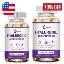 60/120Pcs Hyaluronic Acid Capsules For Healthy Joints Anti Aging Reduce Wrinkles
