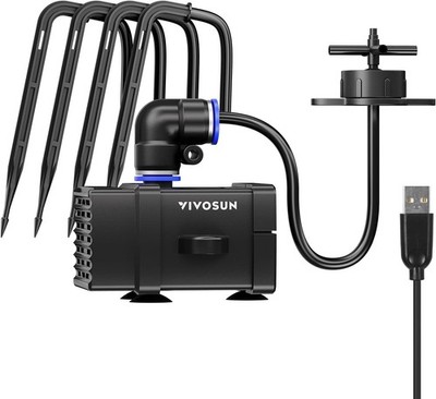 VIVOSUN FlexFeed Tropfbewässerungsset, 4W automatisches Bewässerungssystem mit P