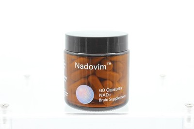 Nadovim NAD+ Brain Supplement for Energy, Focus & Concentration, 60 Capsules