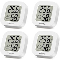 Digitales Thermometer Hygrometer 4 StüCk Innenraum Temperatur Luftfeuchtigkeit