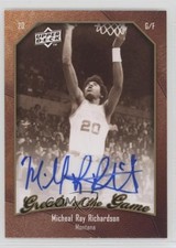 2009-10 Upper Deck Greats of the Game Auto Micheal Ray Richardson #30 Auto 0af