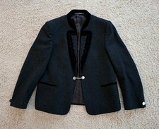 Erherzog Johann Trachten Herren Luxus 100% Schurwolle Jacke Janker Gr L 52 54 