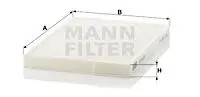 MANN-FILTER CU 2620 Filtro abitacolo Filtro particellare - Immagine 2
