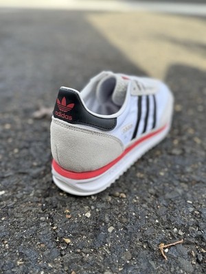 Size 9.5 - adidas SL72 RS White Black Red for sale online | eBay