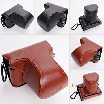 For Sony RX1R II Mark II M2 Handmade Genuine Real Leather Full Camera Case Bag 