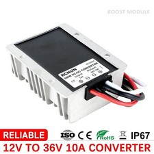 Waterproof DC DC Converter 12V to 36V Step Up Boost Module 10A 360W Power Supply