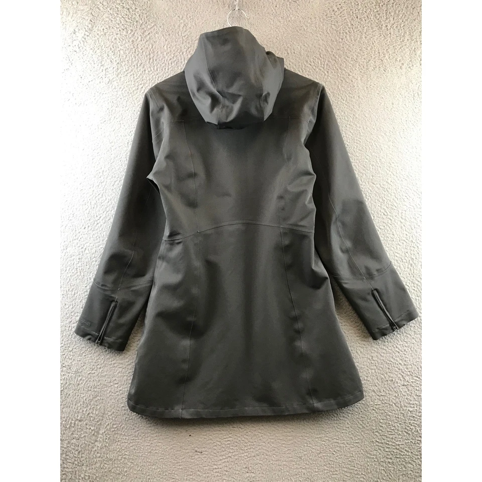 Chaqueta Patagonia Mujer S Gris Cremallera Completa Trench H2NO Impermeable Abrigo de Lluvia Foto 2 de 4