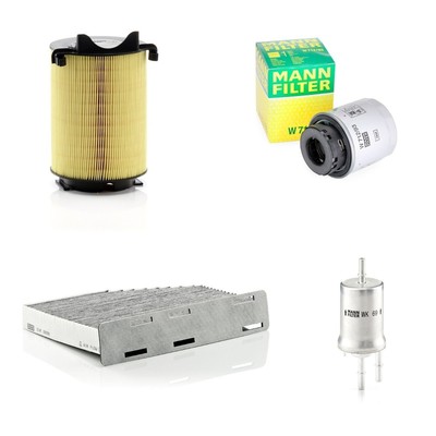 MANN-FILTER Filterset Inspektionspaket Filtersatz für VW Golf V Schrägheck (1K1)
