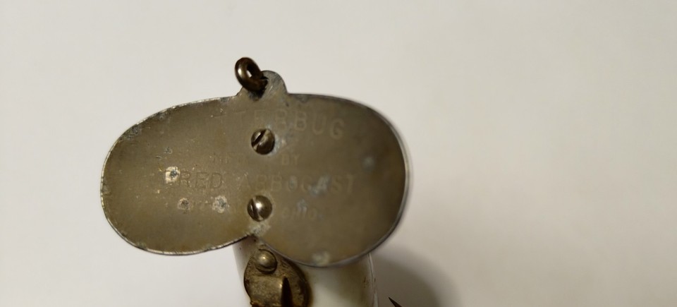 Leurre Vintage Fred Arbogast Jitterbug 3/8 Oz – Lèvre Brevetée – Topwater US