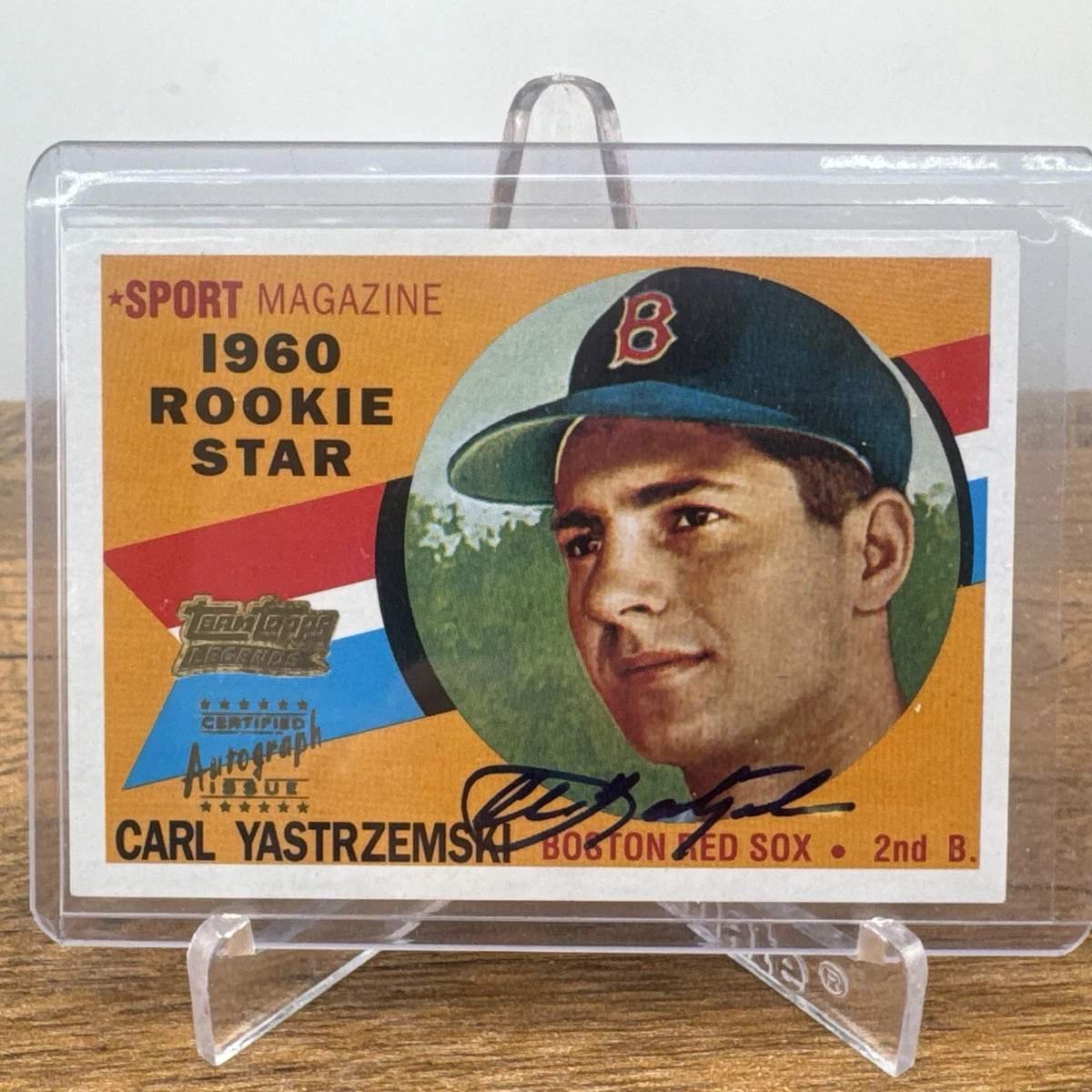 Carl Yastrzemski Autographed Baseball Cards for sale | eBay