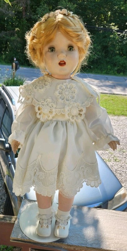 Rare Large 28” Vintage 1950s Paris Doll Co Rita Walker Doll 