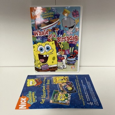 Spongebob Squarepants Whale Of A Birthday DVD+Insert Good Condition DVD Nick