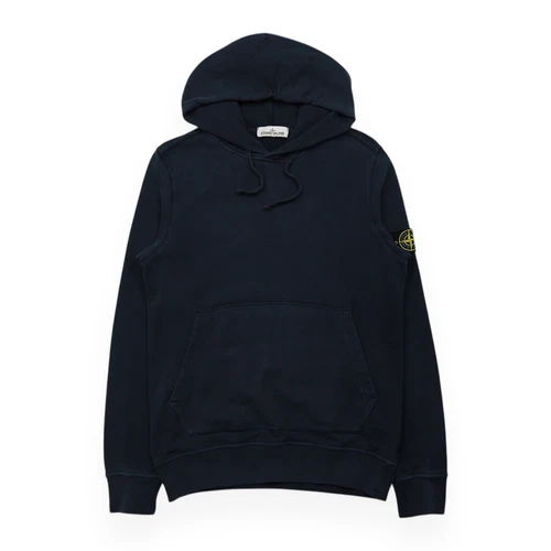 Felpa con cappuccio Stone Island taglia media colore navy