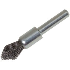 Image of Lessmann Pointed End Brush with Shank 12/60 x 20mm, 0.30 Steel Wire