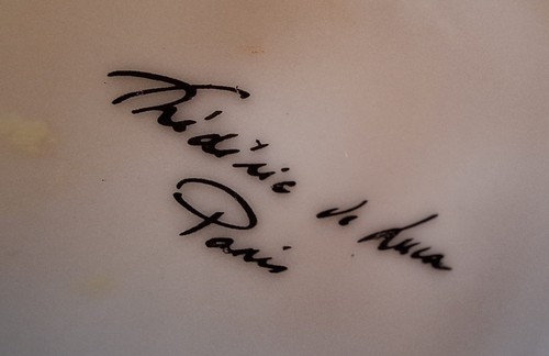 Mid Century große Vase italienischer Karnevalsstil von Frederico de Luca, Paris signiert - Bild 3 von 7