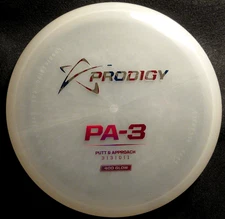 Prodigy 400 GLOW PA-3 putter / approach disc GREAT SKY DISC GOLF