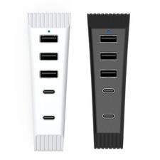Multiports Expansion Dock Gaming Hubs Adapter Controller Stand With Cooling Fan