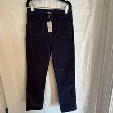 Crewcuts Pants Boys 8 Navy Corduory Classic Fit Stretch J Crew Pockets NWT