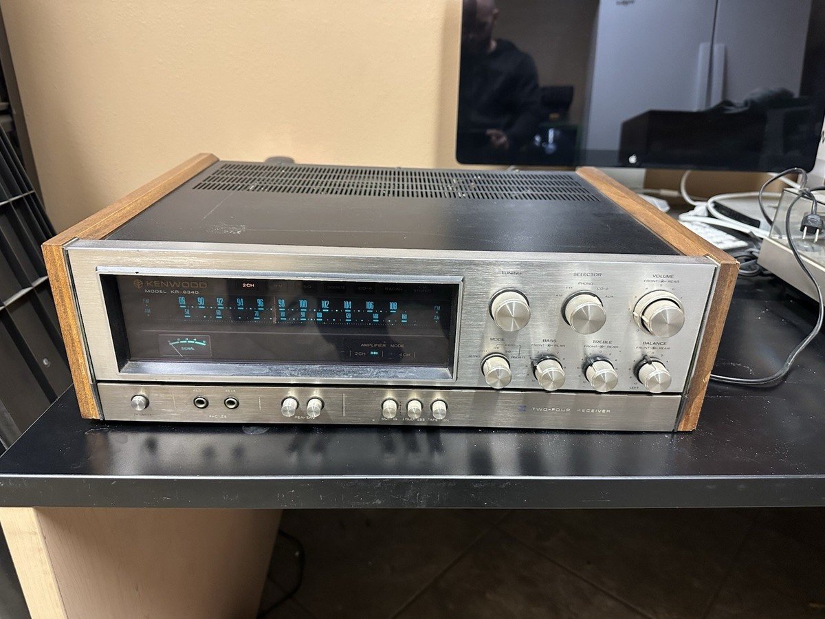 Kenwood KR-6340 Vintage AM/FM 4 Channel Receiver. | eBay