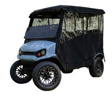Red Dot Black AllGuard Golf Cart Enclosure for EZGO Liberty 4-Passenger Cart