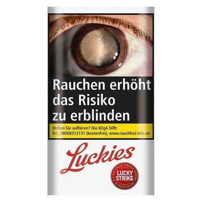 POUCH Lucky Strike Zigarettentabak Original Red(Weiß) 30 Gramm