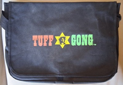   Tuff Gong Messenger Bag Black Rasta Logo New Unused - Promo Item - RARE