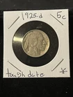 1925 d buffalo nickel Tough Date