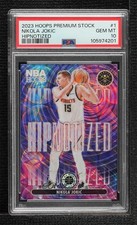 2023-24 Panini NBA Hoops Premium Stock Hipnotized Nikola Jokic #1 PSA 10 GEM MT