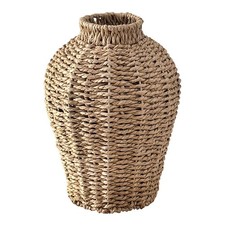 Woven Dried Flower Vase Dried Flower Holder for Entryway Shelf Living Room