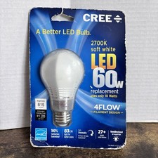 CREE Soft White LED 60W Dimmable Bulb 2700K/815 Lumens