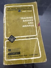 The Scout Association Part Four Training Badges And Awards 1968 Edition