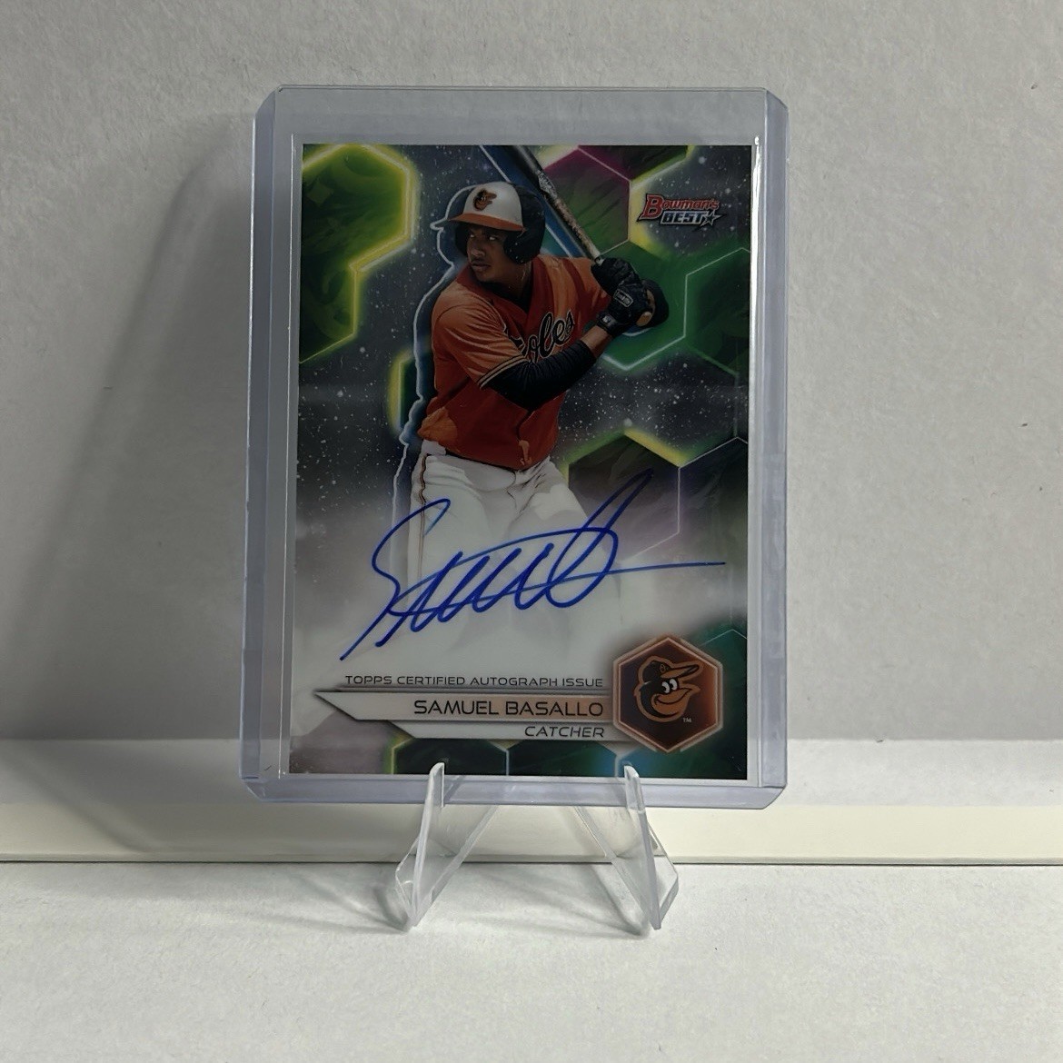 2023 Bowman's Best - Best of 2023 Autographs Samuel Basallo #B23-SB (AU, RC)