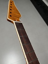 AAAAA22fret Roasted Flame Maple Electric Guitar Neck Rosewood Suhr Binding Satin