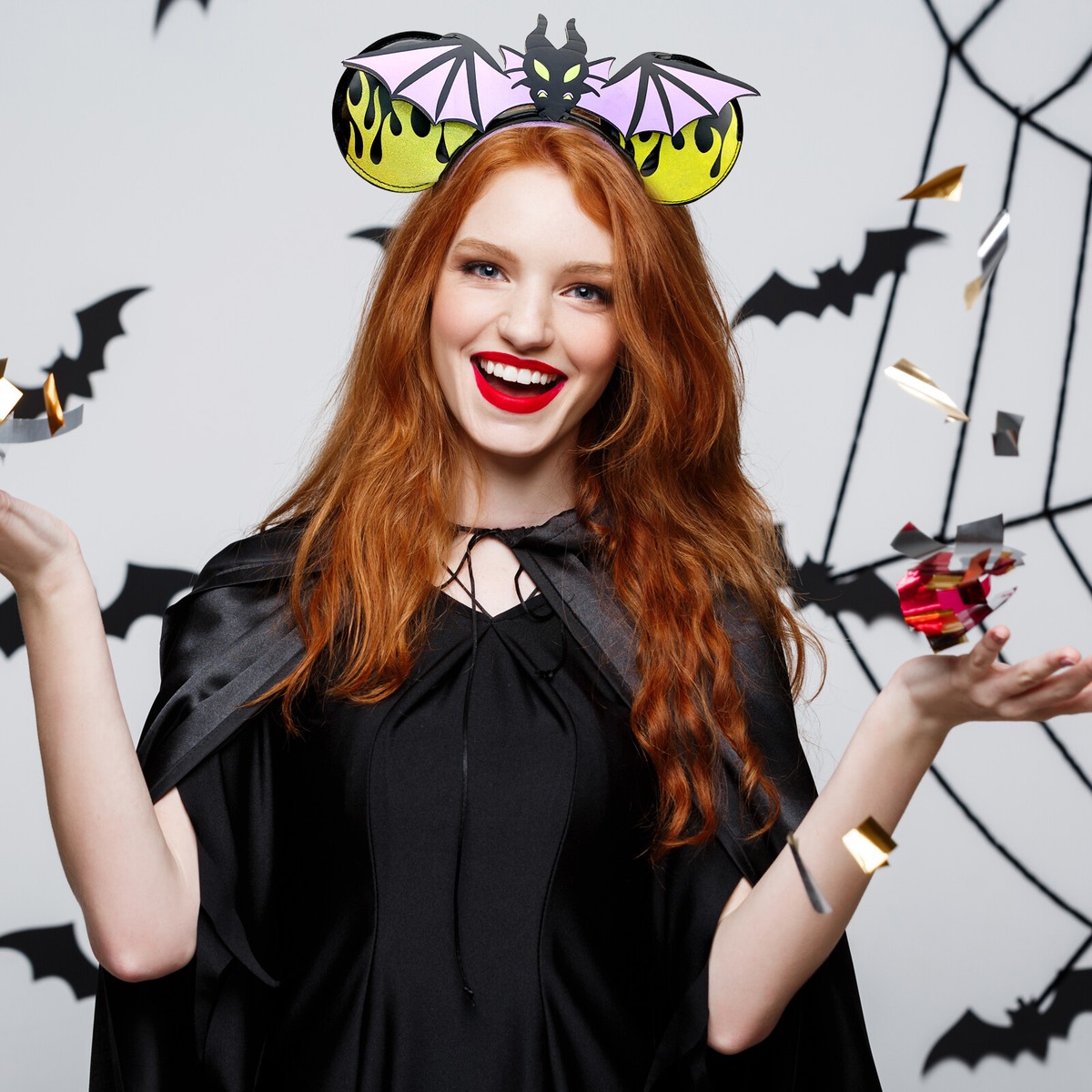 2pcs Ghost+Bat Glitter Disney display picture 2