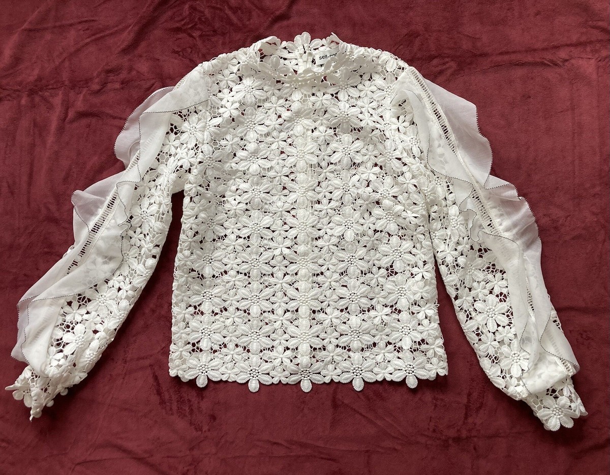 Lace Blouse Womens Sheer White Blouse Allegra K Women's See