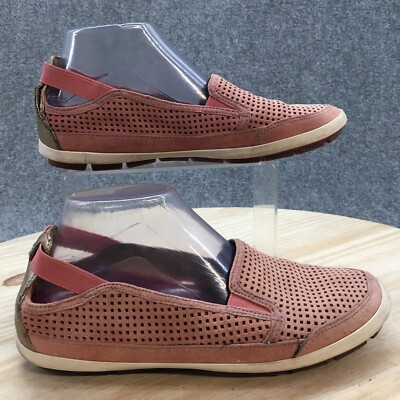 Cobb Hill Shoes Womens 9 M Loafers Slip On Flats CBY2200 Pink Leather Casual