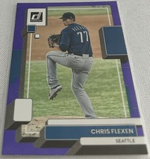 2022 Donruss Baseball Chris Flexen Seattle Mariners Holo Purple Parallel #176