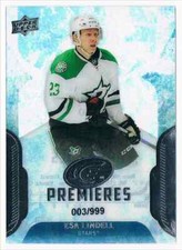 2016-17 UPPER DECK ICE PREMIERES ESA LINDELL ROOKIE 003/999 DALLAS STARS #160