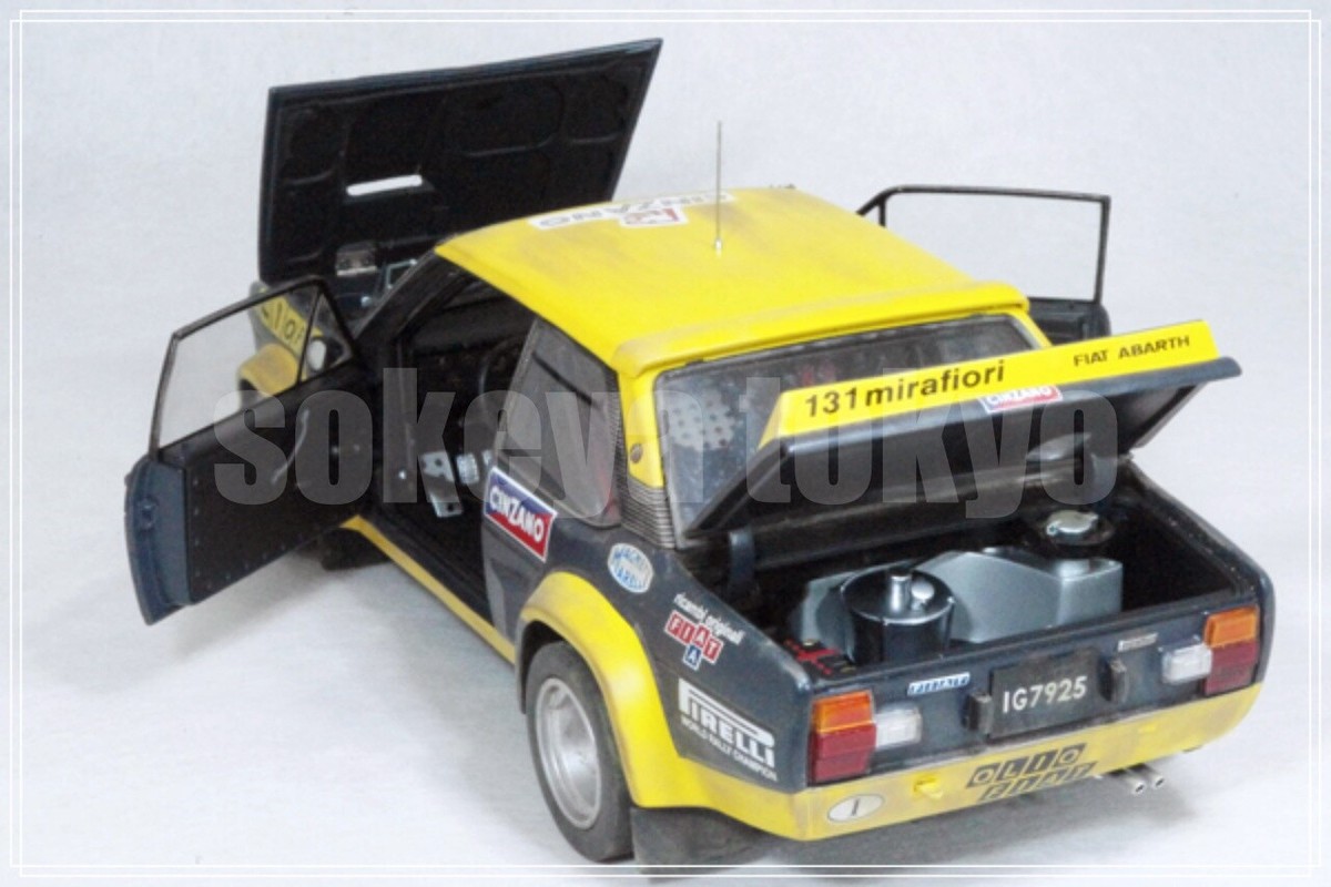 kyosho FIAT 131 abarth ミニカー 1/18 KYOSHO Minicar 1/18 FIAT 131 ABARTH BLUE Used | eBay