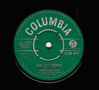60´s Teen Pop - JIMMY CRAWFORD - Our Last Embrace