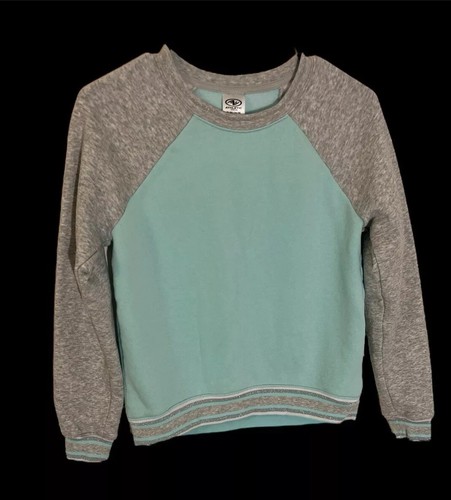Athletic Works Girls Sz XL 14/16 Raglan Colorblock Sweatshirt Lounge