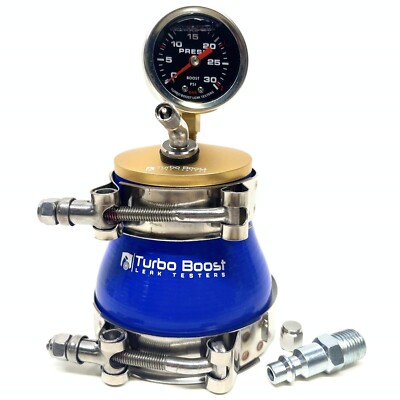 3'' TURBO BOOST LEAK TESTER - Test to 30 PSI - PREMIUM BILLET - Fix P0299