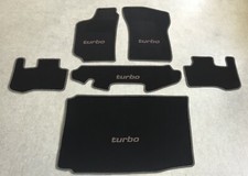 Autoteppich Kofferraum Hutablage für Fiat Coupe Turbo 1994-2000 Anthrazit 6teilg