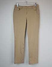 LAUREN RALPH LAUREN CAMEL 5 POCKET PANTS Womens 6 Stretch Comfort Classic