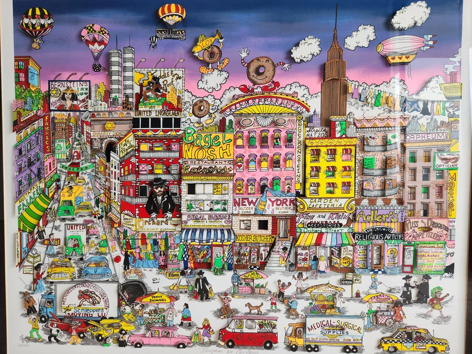 Charles Fazzino 'Bargains on Orchard Street' 1992 - Image 2 of 4