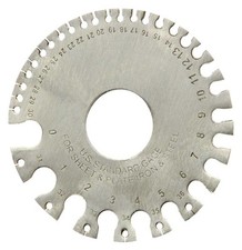 Precision US Standard Wire Gauge To Measure Sheet Metal Thickness 0-30 Gauge New