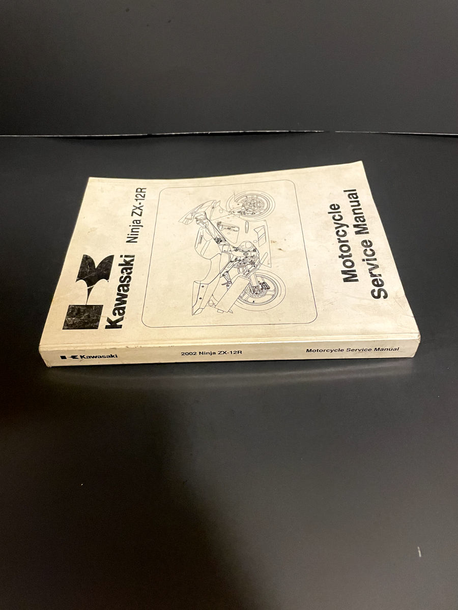 2002 Ninja ZX-12R Kawasaki OEM Motorcycle Service Manual 99924