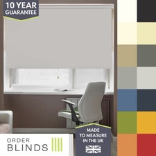 Spring Loaded Roller Blinds - Blackout Cordless Blinds Ideal For Kids Bedrooms