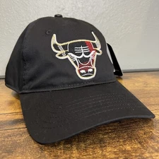 Chicago Bulls Pro Standard Adjustable Strap back Plaid Logo Cap Hat One Size NWT
